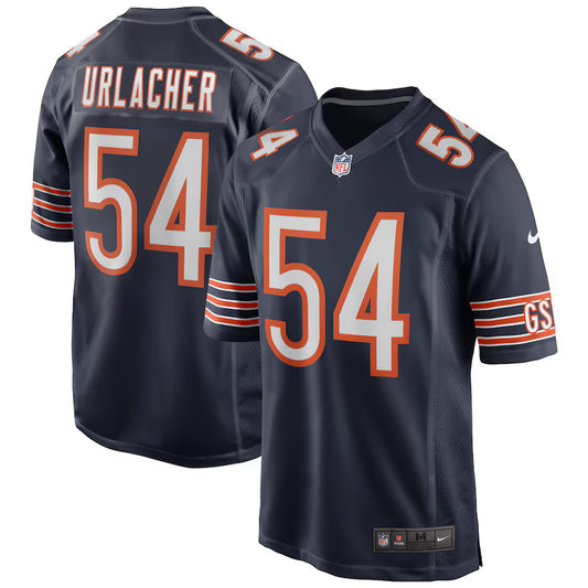 Brian Urlacher Chicago Bears Throwback Player Jersey - Navy