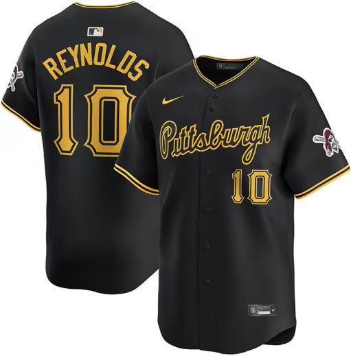 Bryan Reynolds Pittsburgh Pirates Nike Alternate Limited Player Jersey - Black