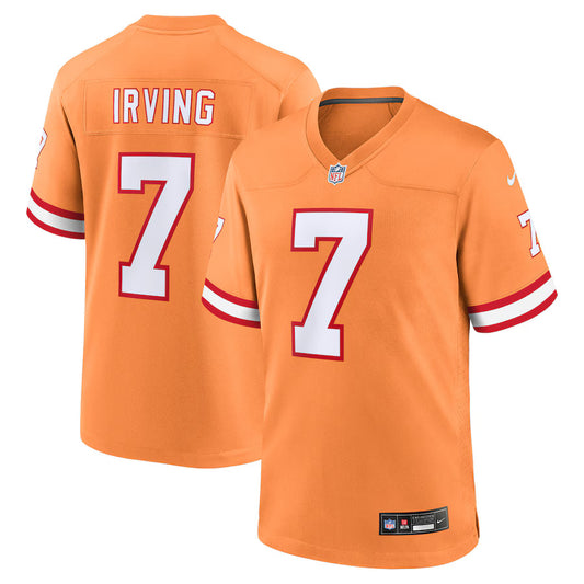 Bucky Irving Tampa Bay Buccaneers Nike Throwback Game Player Jersey - Orange