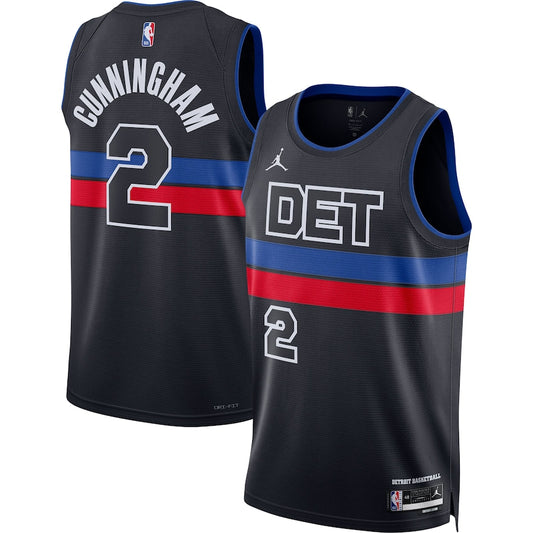 Cade Cunningham Detroit Pistons Nike Swingman Statement Jersey - Black