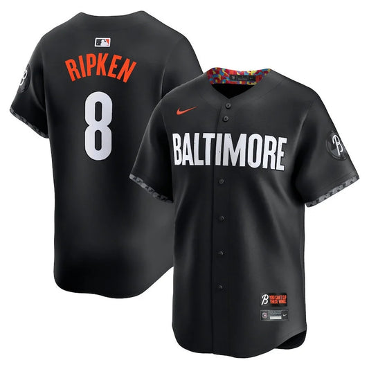 Cal Ripken Jr. Baltimore Orioles 2023 Nike City Connect Limited Player Jersey - Black