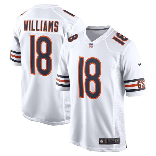 Caleb Williams Chicago Bears Nike Game Player Jersey - White