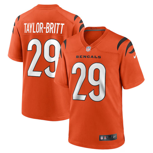 Cam Taylor-Britt Cincinnati Bengals Nike Alternate Game Player Jersey - Orange