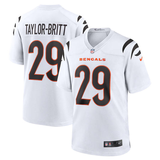 Cam Taylor-Britt Cincinnati Bengals Nike Game Player Jersey - White