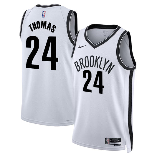 Cam Thomas Brooklyn Nets Nike Swingman Association Jersey - White