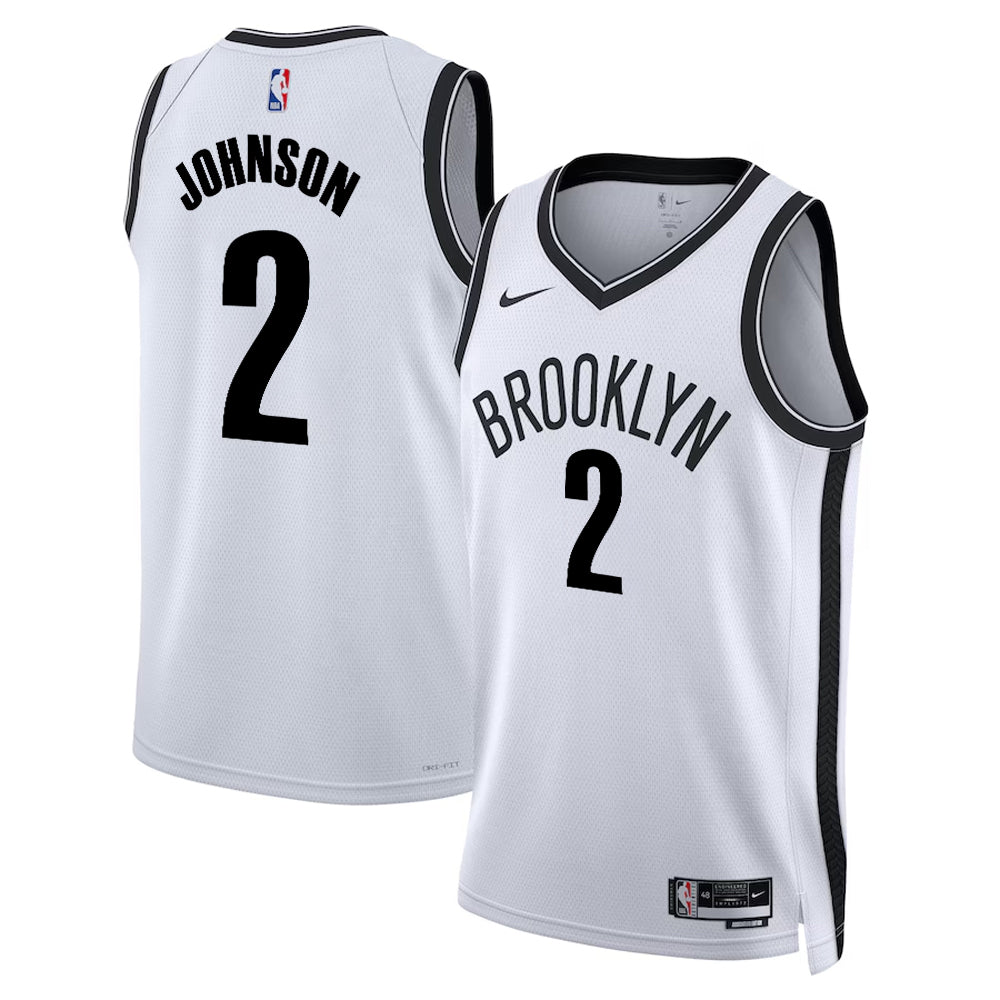 Cameron Johnson Brooklyn Nets Nike Swingman Association Jersey - White