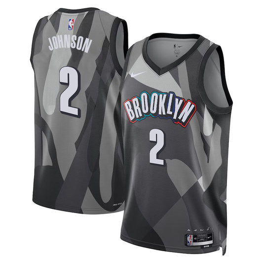 Cameron Johnson Brooklyn Nets 2024/2025 Nike Swingman City Jersey - Gray