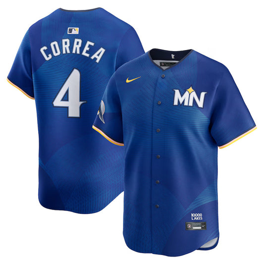 Carlos Correa Minnesota Twins 2024 Nike City Connect Limited Player Jersey - Royal