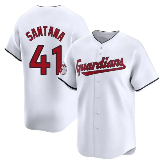 Carlos Santana Cleveland Guardians Nike Home Replica Player Jersey - White