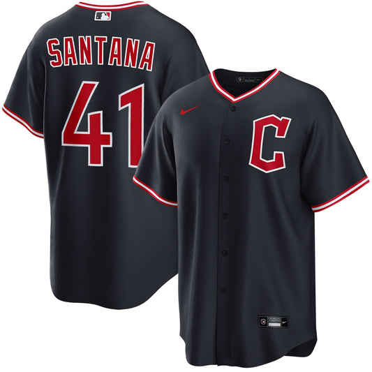 Carlos Santana Cleveland Guardians Nike Alternate Limited Player Jersey - Navy