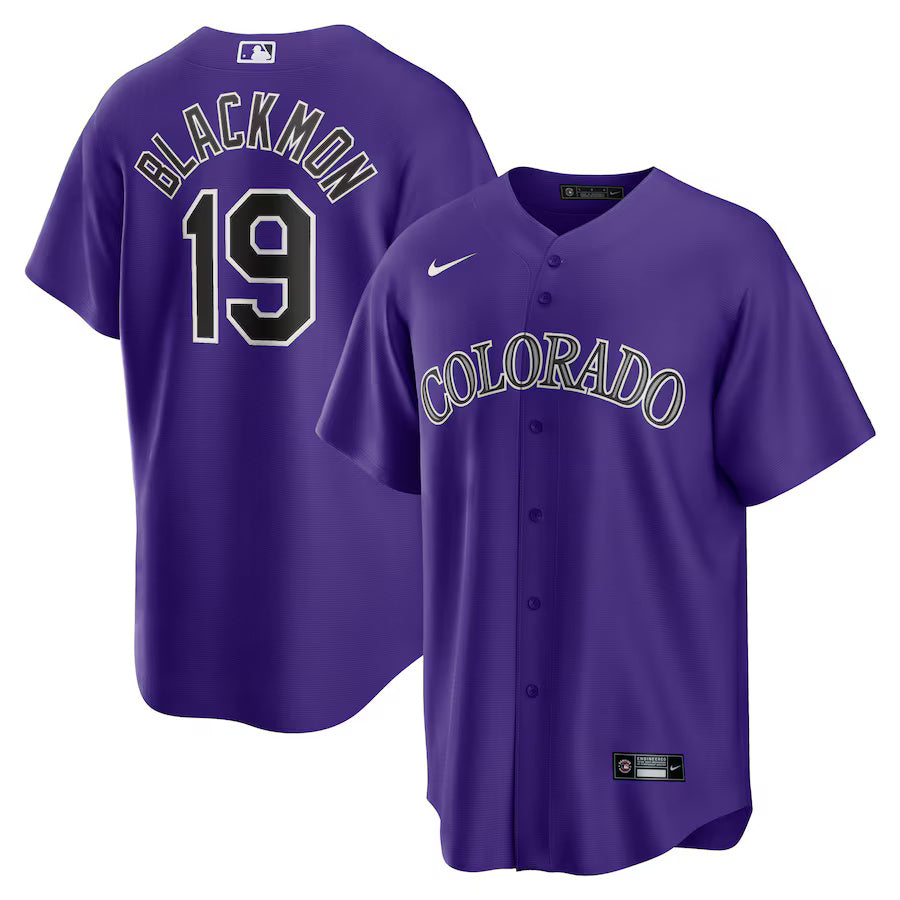 Charlie Blackmon Colorado Rockies Nike Alternate Limited Player Jersey - Purple