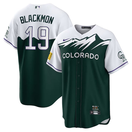Charlie Blackmon Colorado Rockies Nike City Connect Limited Player Jersey - White/Forest Green