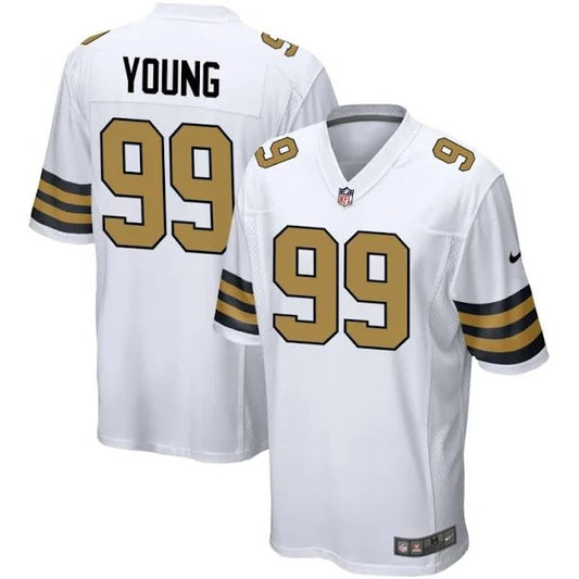 Chase Young New Orleans Saints Nike Alternate Game Player Jersey - White
