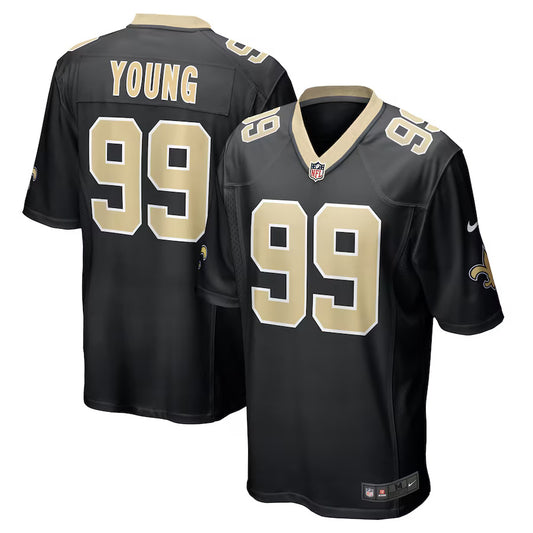 Chase Young New Orleans Saints Nike Game Player Jersey - Black