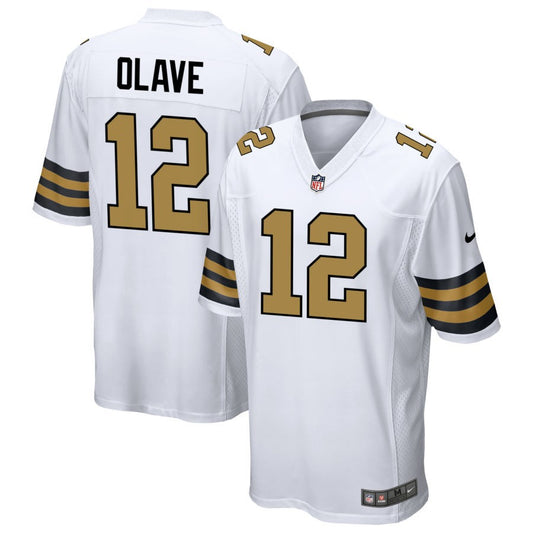 Chris Olave New Orleans Saints Nike Alternate Game Player Jersey - White