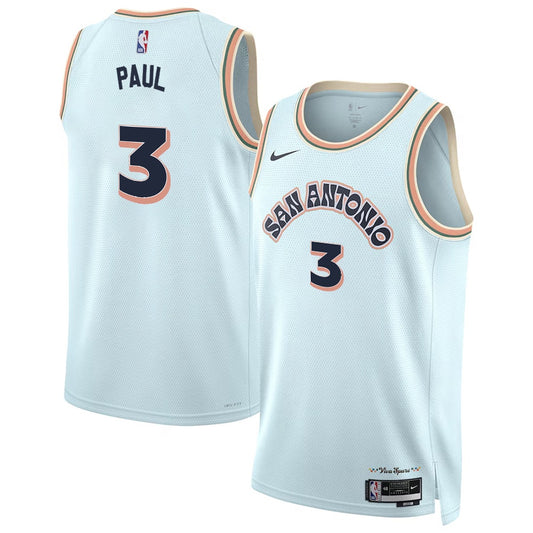 Chris Paul San Antonio Spurs 2024/2025 Nike Swingman City Jersey - Light Blue