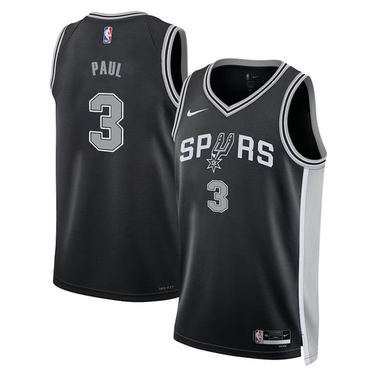 Chris Paul San Antonio Spurs Nike Swingman Icon Jersey - Black