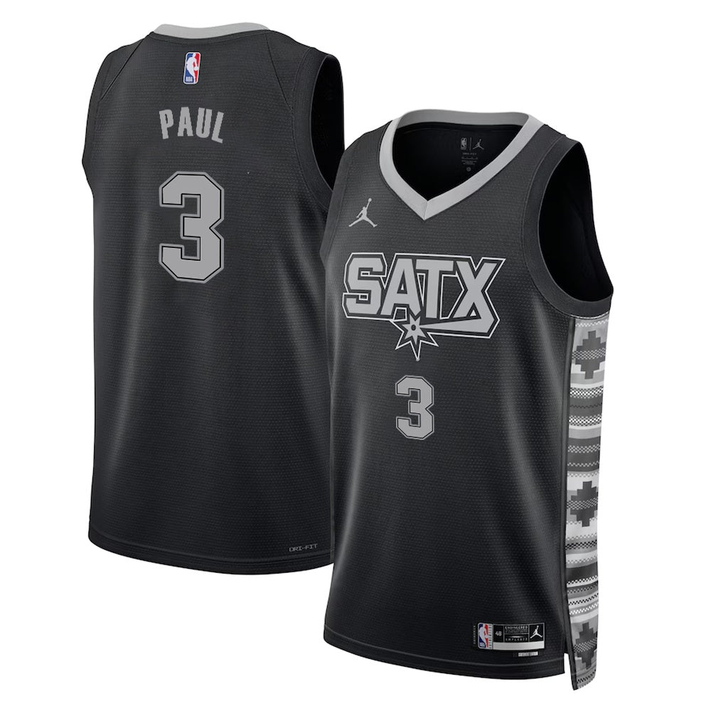 Chris Paul San Antonio Spurs Nike Swingman Statement Jersey - Black