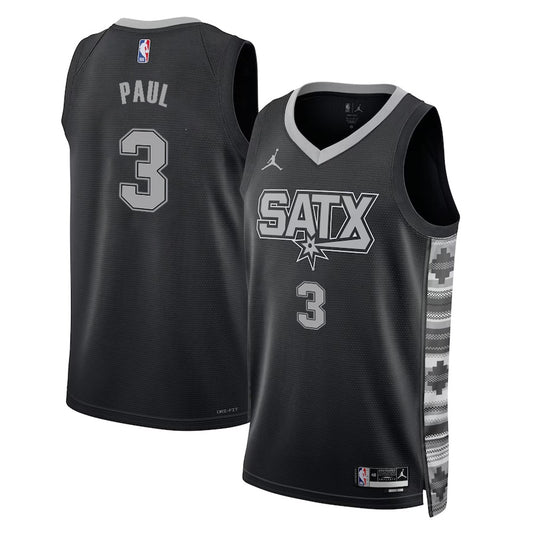Chris Paul San Antonio Spurs Nike Swingman Statement Jersey - Black