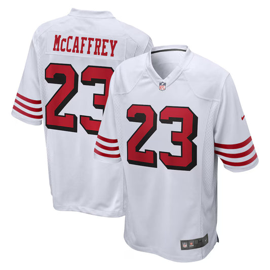 Christian McCaffrey San Francisco 49ers Nike Classic Game Player Jersey - White