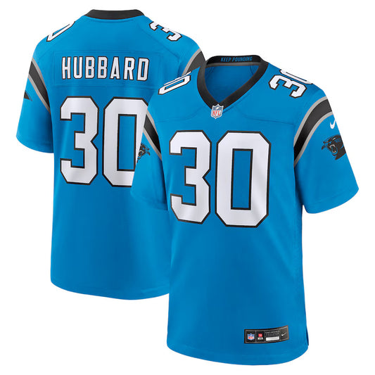 Chuba Hubbard Carolina Panthers Nike Alternate Game Player Jersey - Blue