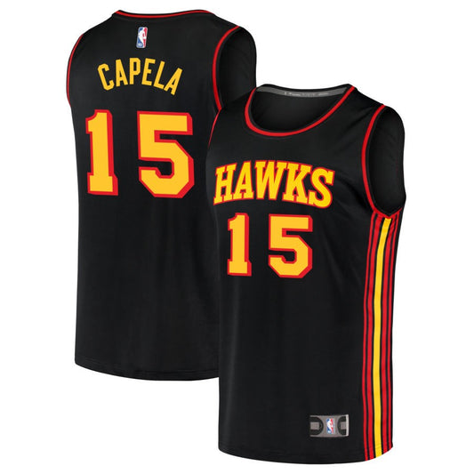 Clint Capela Atlanta Hawks Nike Swingman Statement Jersey - Black