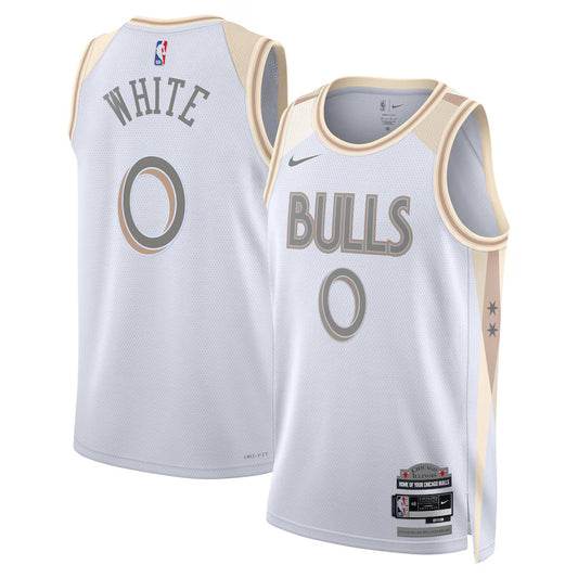 Coby White Chicago Bulls 2024/2025 Nike Swingman City Jersey - White