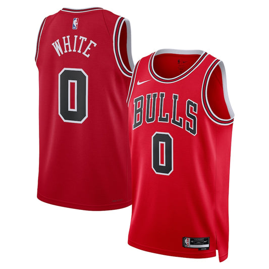 Coby White Chicago Bulls Nike Swingman Icon Jersey - Red