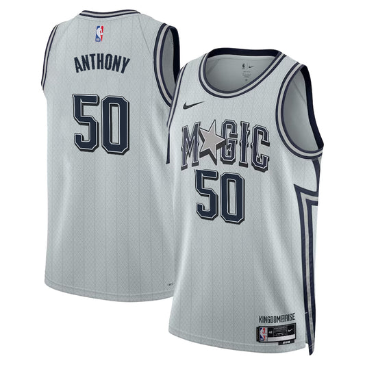 Cole Anthony Orlando Magic 2024/2025 Nike Swingman City Jersey - Silver