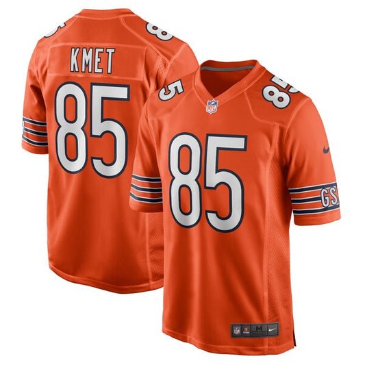 Cole Kmet Chicago Bears Nike Alternate Game Player Jersey - Orange