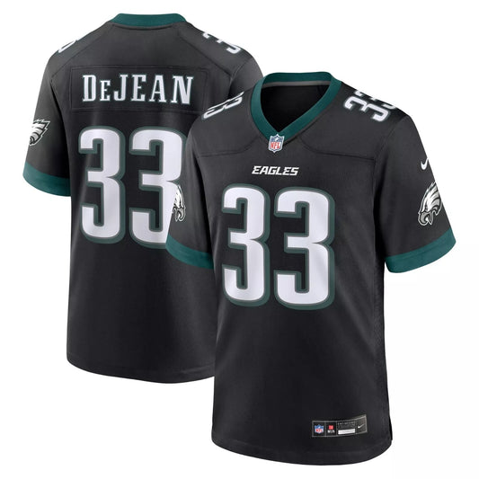 Cooper DeJean Philadelphia Eagles Nike Alternate Game Player Jersey - Black