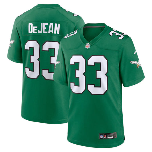 Cooper DeJean Philadelphia Eagles Nike Alternate Game Player Jersey - Kelly Green