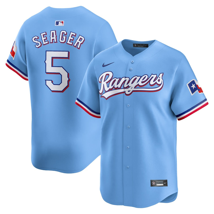 Corey Seager Texas Rangers Nike Alternate Limited Player Jersey - Light Blue