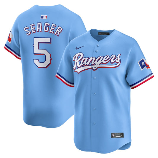 Corey Seager Texas Rangers Nike Alternate Limited Player Jersey - Light Blue