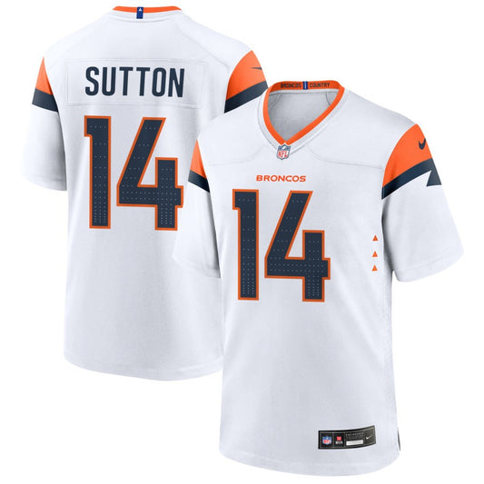 Courtland Sutton Denver Broncos Nike Game Player Jersey - White