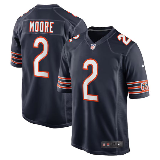 D.J. Moore Chicago Bears Nike Game Player Jersey - Navy
