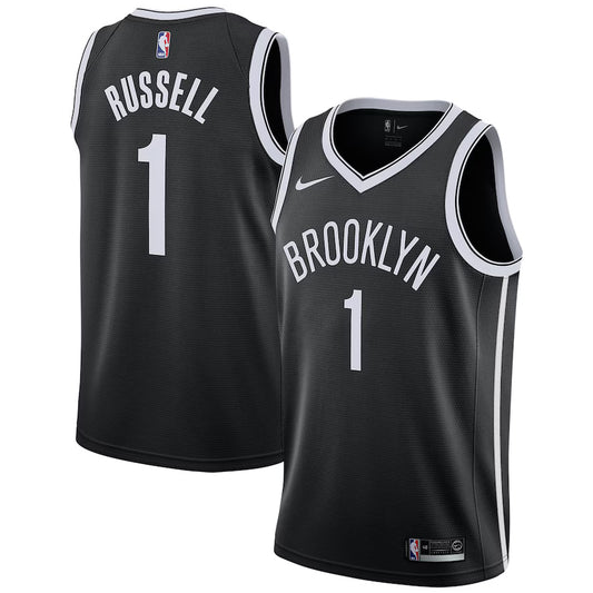 D'Angelo Russell Brooklyn Nets Nike Swingman Icon Jersey - Black