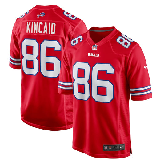 Dalton Kincaid Buffalo Bills Nike Alternate Game Player Jersey - Red