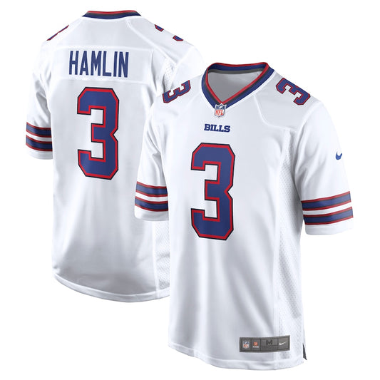Damar Hamlin Buffalo Bills Nike Game Player Jersey - White