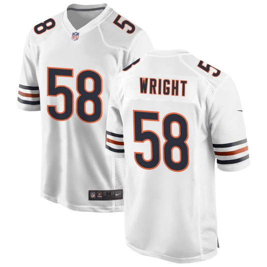 Darnell Wright Chicago Bears Nike Game Player Jersey - White
