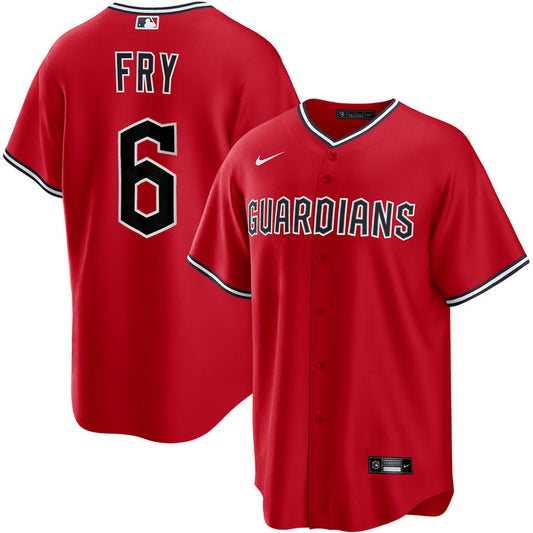 David Fry Cleveland Guardians Nike Alternate Limited Player Jersey - Red