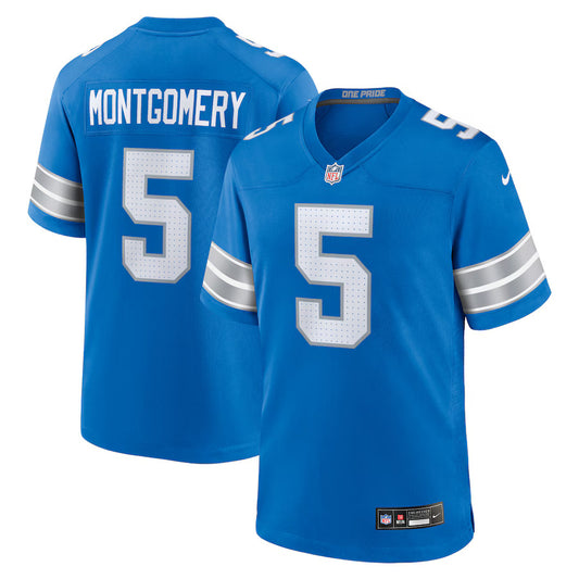 David Montgomery Detroit Lions Nike Game Player Jersey - Blue