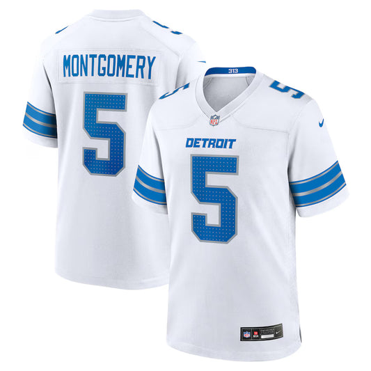 David Montgomery Detroit Lions Nike Game Player Jersey - White