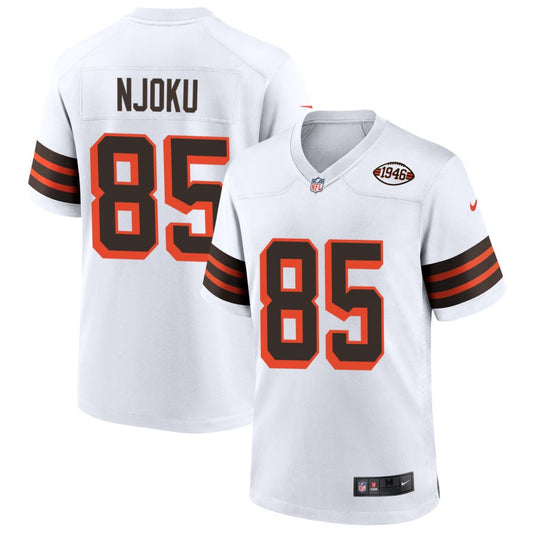 David Njoku Cleveland Browns Nike 1946 Collection Game Player Jersey - White