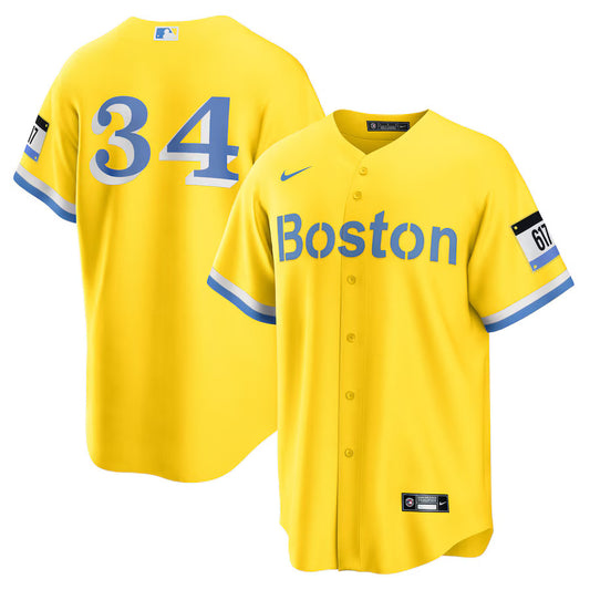 David Ortiz Boston Red Sox Nike City Connect Limited Player Jersey - Gold/Light Blue