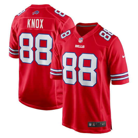 Dawson Knox Buffalo Bills Nike Alternate Game Player Jersey - Red