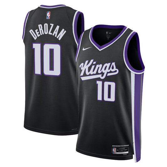 DeMar DeRozan Sacramento Kings Nike Swingman Icon Jersey - Black