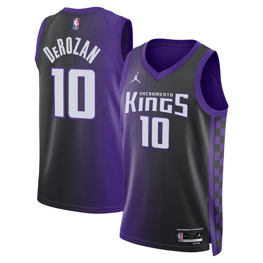 DeMar DeRozan Sacramento Kings Nike Swingman Statement Jersey - Purple