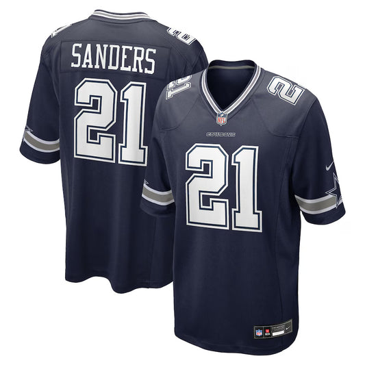 Deion Sanders Dallas Cowboys Throwback Player Jersey - Navy