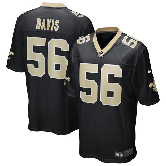 Demario Davis New Orleans Saints Nike Game Player Jersey - Black